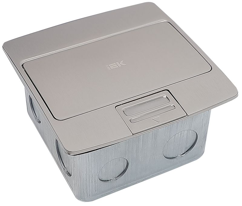 лючок с откидной крышкой неукомлп. 3 мод. ip42 нерж. сталь primer iek pm-ln21-03-o-42-k46 от BTSprom.by