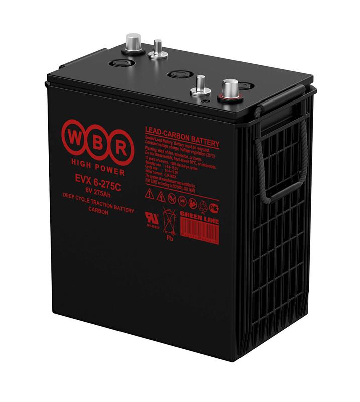 аккумулятор тяговый 6в 275а.ч wbr evx6-275c wbr от BTSprom.by