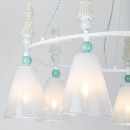  Люстра Cataleya 4146-307 60Вт 7хE27 дизайн Rivoli Б0066496 фото в каталоге от BTSprom.by