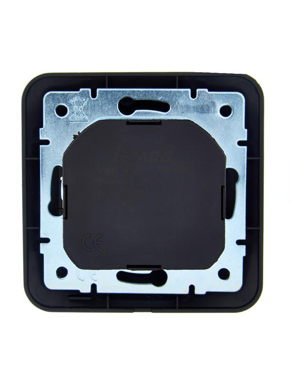  Розетка 1-м СП ASTI 16А IP20 с заземл. с заряд. устройством USB в сборе черн. бархат. LEZARD 7081-4242-181 фото в каталоге от BTSprom.by