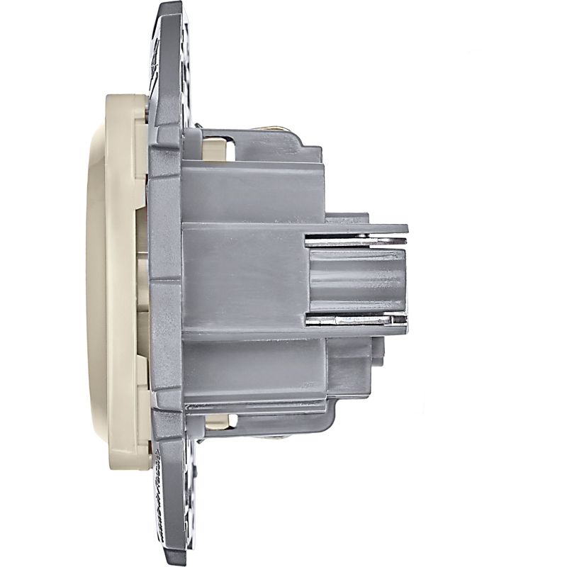  Розетка 1-м СП Inspiria 16А IP20 250В 2P+E немецк. стандарт механизм сл. кость IEK 673721 фото в каталоге от BTSprom.by