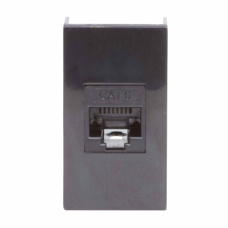 розетка компьютерная 1-м 1мод. viva rj45 кат.6 черн. dkc 45258 от BTSprom.by