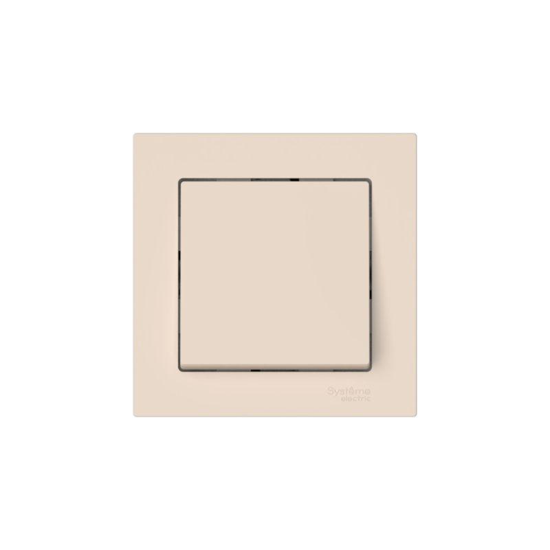  Выключатель 1-кл. AtlasDesign (сх. 1) 10AX быстрозажим. клем. в сборе беж. SE ATN000212S фото в каталоге от BTSprom.by