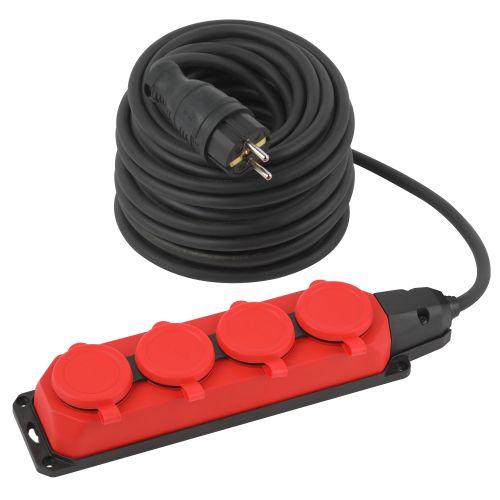 удлинитель 4х30м с заземл. ip44 кг 3х1.5 каучук uk-4e-3x1.5-30m-ip44(kg) эра б0057588 от BTSprom.by
