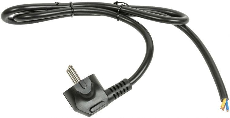 кабель питания пвс-вп 3х1.5 cee 7/7 угловая - свободный конец 220/250в 16а 1.8м черн. filum fl-pc-sh90-c2-1.8-bk от BTSprom.by