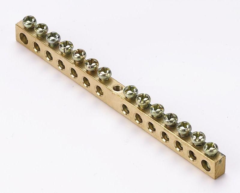 шина нулевая 14 групп/крепеж по центру 6х9мм dekraft 32003dek от BTSprom.by