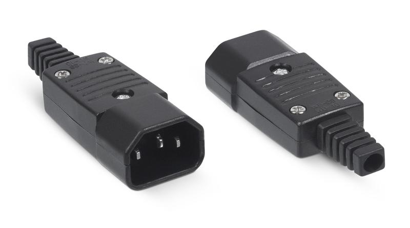 вилка разборная iec-320-c14 с14 10а 250в черн. cabeus 9647c от BTSprom.by