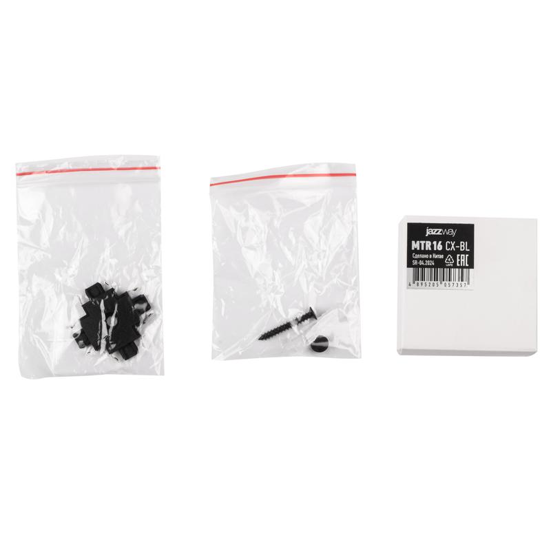  Коннектор MTR16 CX-BL X-обр. накладной шинопровод низковольтный Pro черн. JazzWay 5057357 фото в каталоге от BTSprom.by