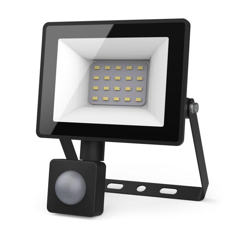  Прожектор светодиодный Elementary 20Вт 6500К IP65 1900лм 175-265В ДО с датчиком движения черн. GAUSS 628511320 фото в каталоге от BTSprom.by