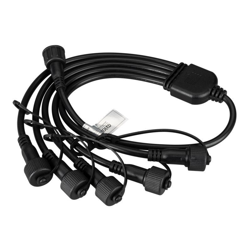 коннектор питания ard-classic-sync-rgb black (230в 5 ports) (ardecoled закр.) arlight 031791 от BTSprom.by