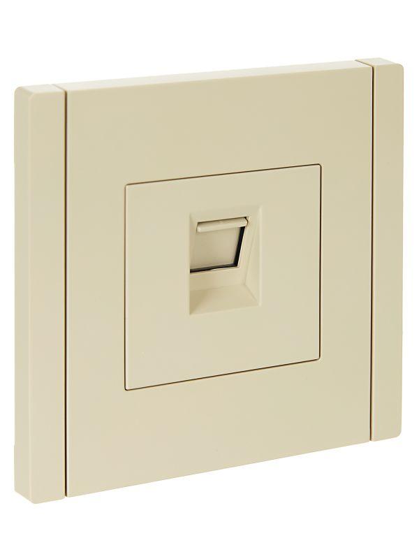 розетка компьютерная rj45 кат.5e forte&piano fp432 ваниль iek fp-k10-1-k10 от BTSprom.by