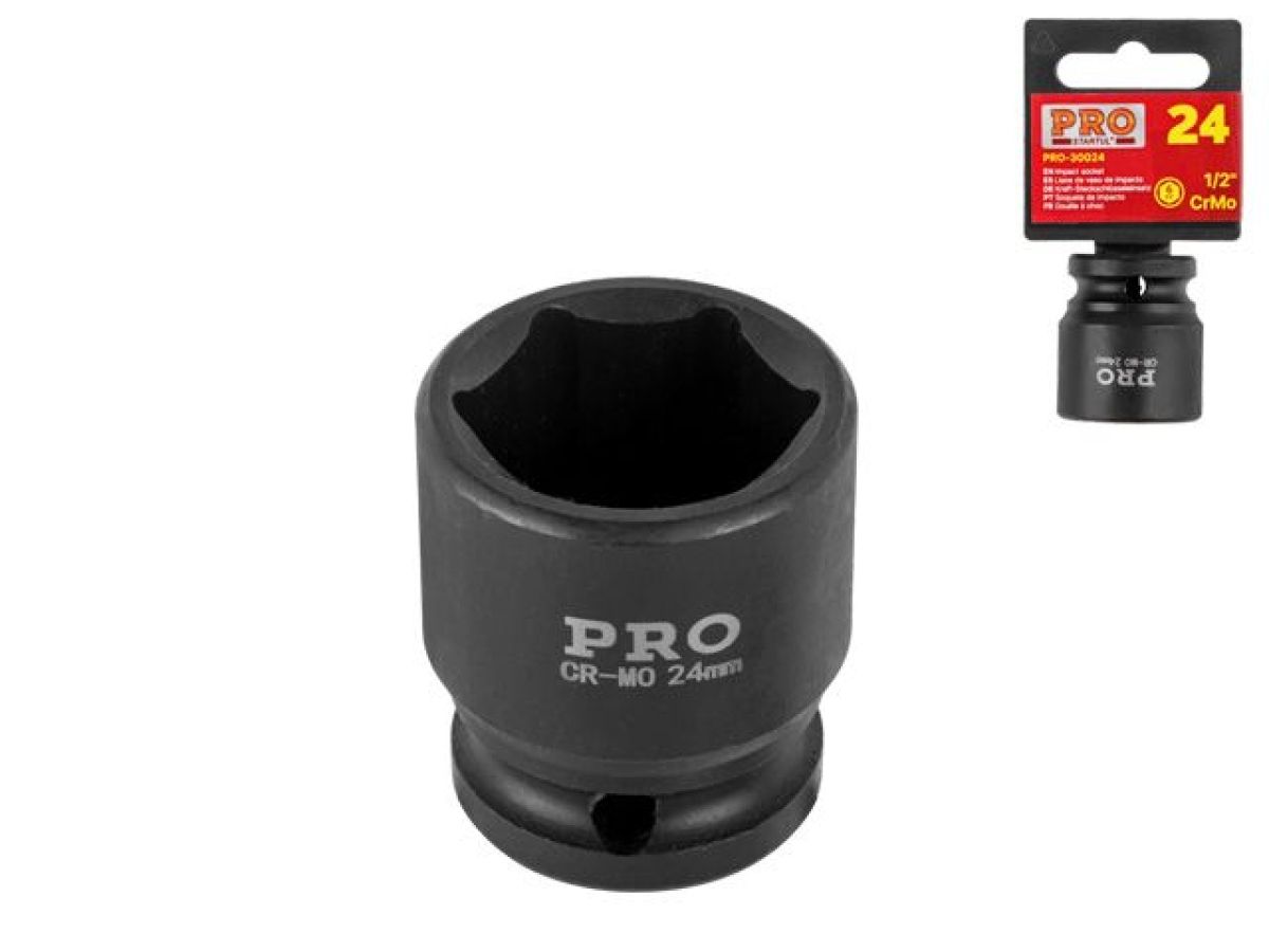 головка ударная 1/2" 24мм 6гр. pro startul (pro-30024) pro-30024 от BTSprom.by