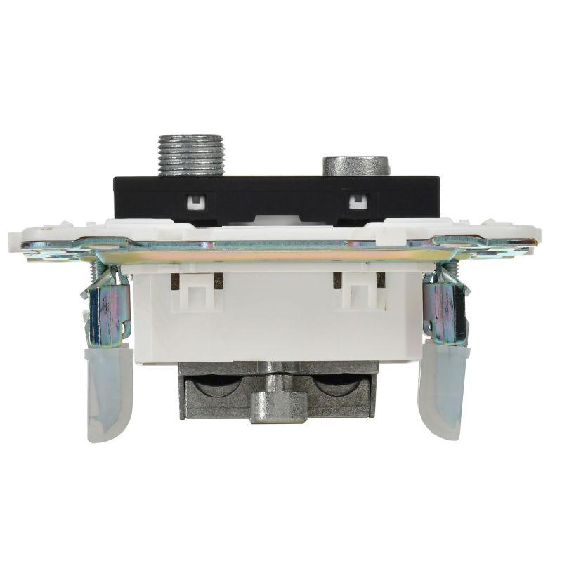  Розетка двойная TV+SAT SKANDY SK-A13Bl черн. IEK SK-AF20-O-K02 фото в каталоге от BTSprom.by