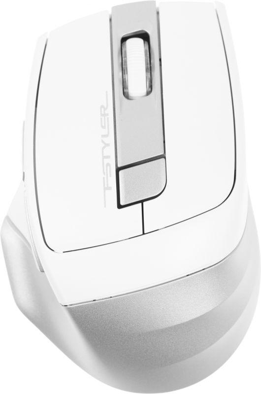 мышь fstyler fb35 бел./сер. оптическая 2000dpi беспроводная bt/radio usb 6but fb35 icy white a4tech 1379900 от BTSprom.by