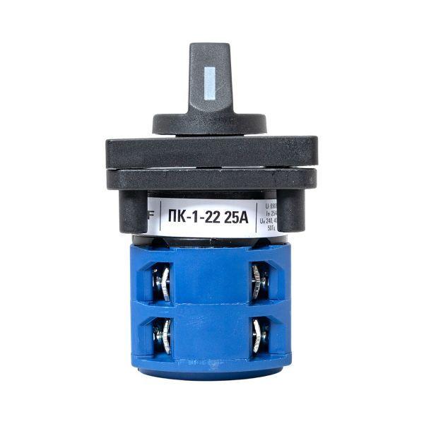  Переключатель кулачковый ПК-1-22 2П 25А "1-0-2" EKF pk-1-22-25 фото в каталоге от BTSprom.by