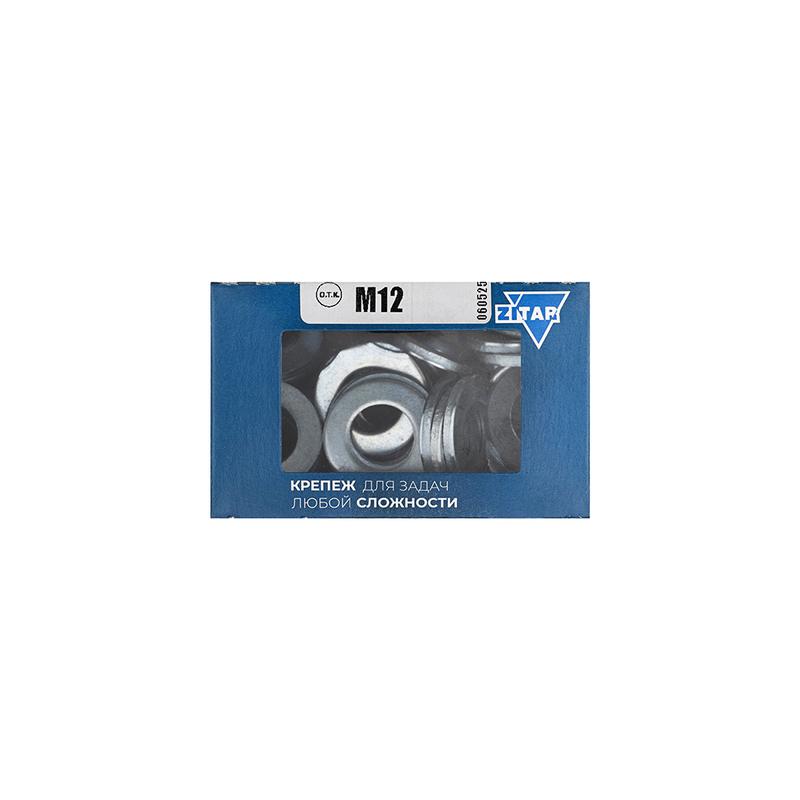 шайба плоская м12 din 125а оцинк. (уп.50шт) tech-krep/zitar 105262 от BTSprom.by