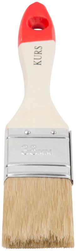  Кисть флейцевая "Оптима" 1.5дюйм (38мм) натур. свет. щетина деревянная ручка КУРС 00814 фото в каталоге от BTSprom.by