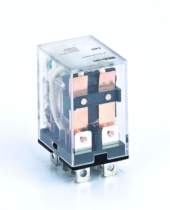 реле промежуточное пр-102 10а 24в dc 2 конт. с led-индикацией dekraft 23904dek от BTSprom.by
