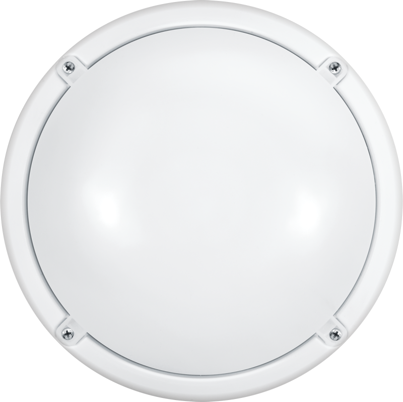  Светильник светодиодный 71 623 OBL-R1-12-4K-WH-IP65-LED-SNRV 12Вт 4000К IP65 900лм ЖКХ с оптико-акустич. датчиком круг бел. (аналог НПП) ОНЛАЙТ 71623 фото в каталоге от BTSprom.by