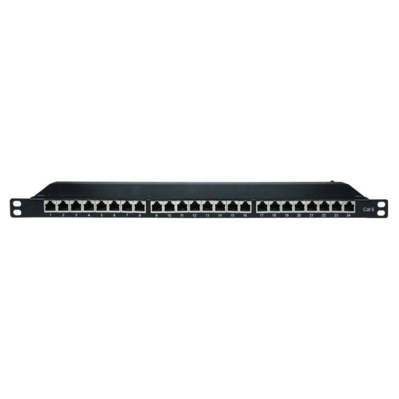 патч-панель 19дюйм 0.5 u cat6 24 порта rj45 экранир. dkc rn6ppf2405 от BTSprom.by