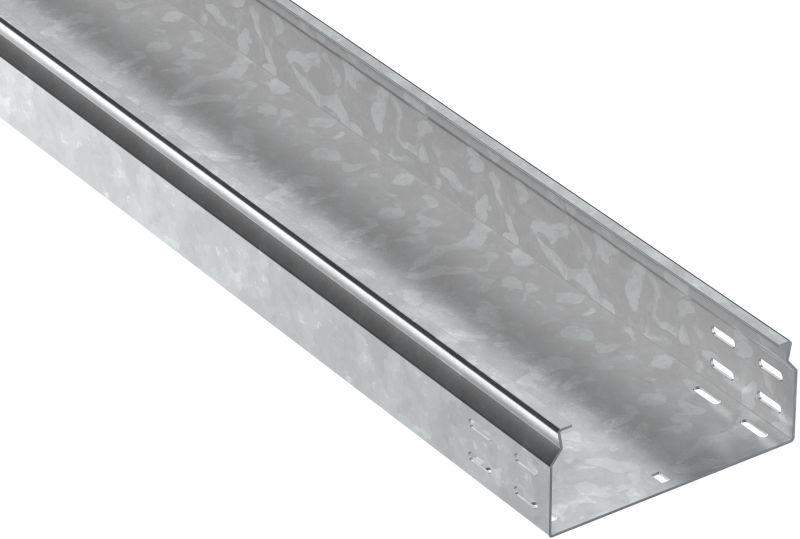 Лоток листовой неперфорир. 80х200 L2500 сталь 2.0мм HDZ ESCA 7 IEK CLN10-080-200-200-D25-HDZ от BTSprom.by