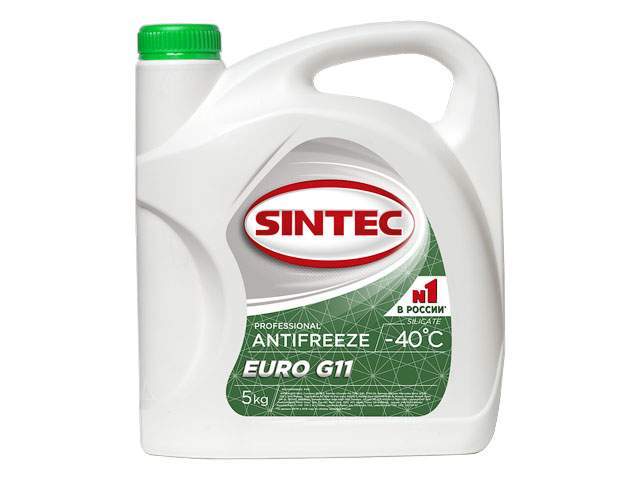 антифриз sintec-40 g11 euro (зеленый) 5кг от BTSprom.by