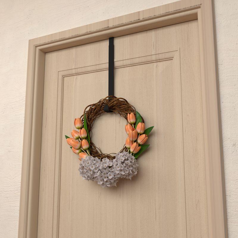  Держатель для венка на межкомнатную дверь регулир. черн. Rexant 38-0720 фото в каталоге от BTSprom.by