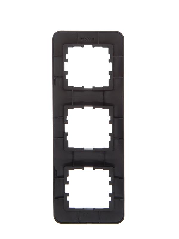  Рамка 3-м ASTI вертикал. черн. бархат LEZARD 7081-4200-153 фото в каталоге от BTSprom.by