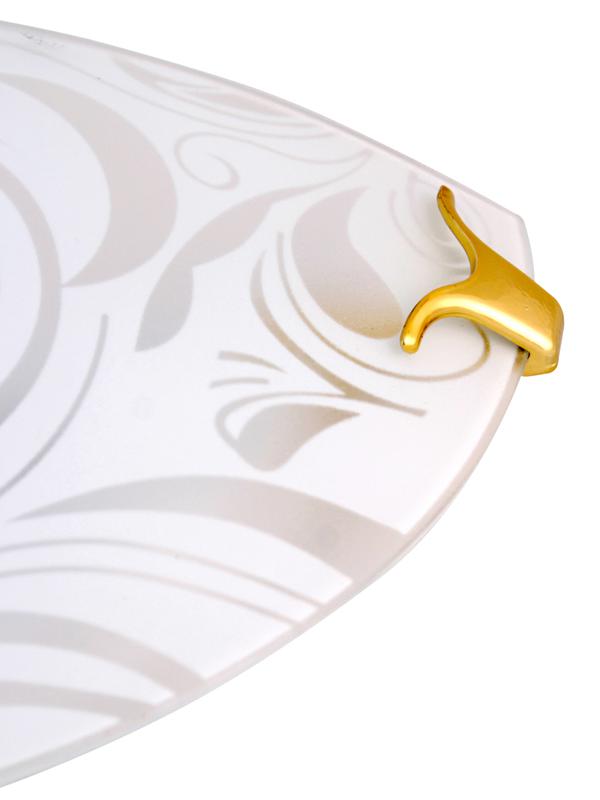  Светильник НББ 21-60 М19 "Иней" 300/2 1х60Вт E27 IP20 матов. бел./клипсы зол. (инд. упак.) Элетех 1005204962 фото в каталоге от BTSprom.by