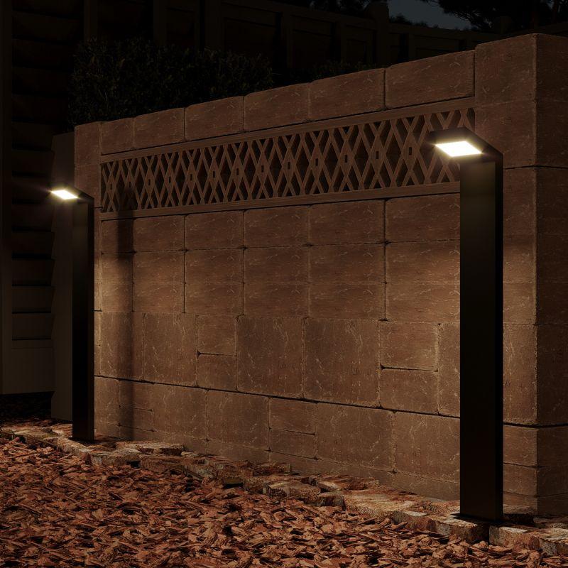  Светильник Electra 10Вт 4000К IP54 600лм 170-240В 134х134х780мм ДТУ столб садово-парковый GAUSS GD111 фото в каталоге от BTSprom.by