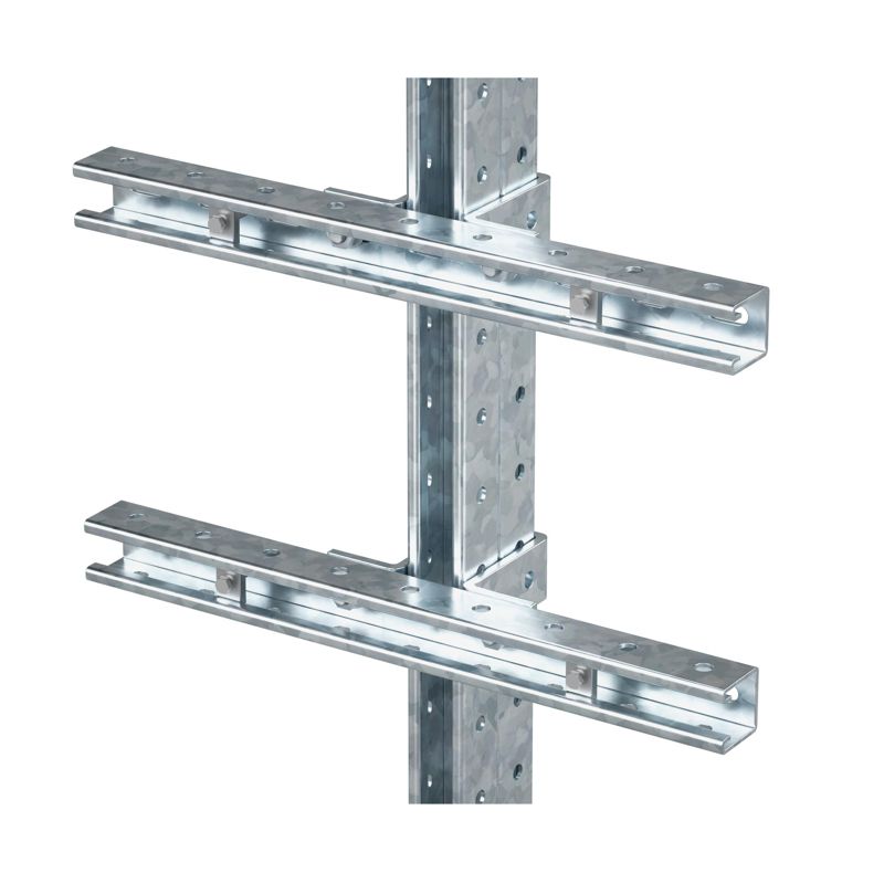 комплект монтажных профилей на стойку для крепления 1 оболочки(ек) с видом защиты ex e l400мм гор. оцинк. dkc ex-spr04 от BTSprom.by
