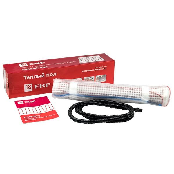  Комплект "Теплый пол" (мат) двухжил. "Уют" 3.5кв.м 525Вт PROxima EKF nm2-525-3.5 фото в каталоге от BTSprom.by