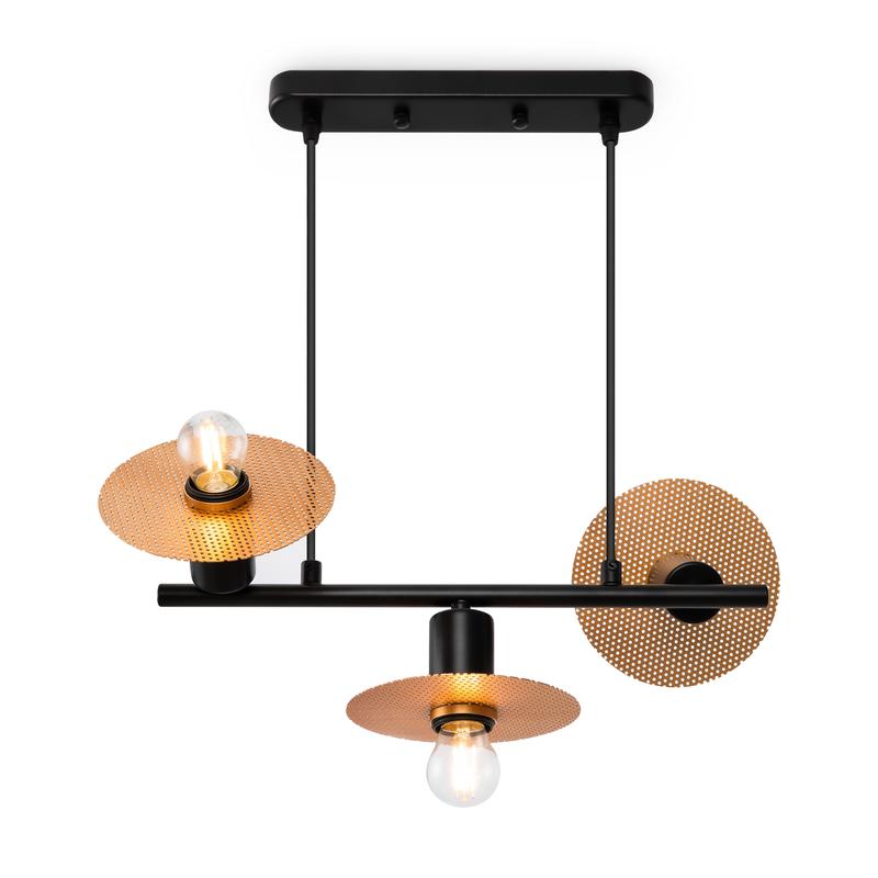  Светильник Ferro 40Вт E27х3 IP20 подвесной Freya FR4009PL-03GB фото в каталоге от BTSprom.by