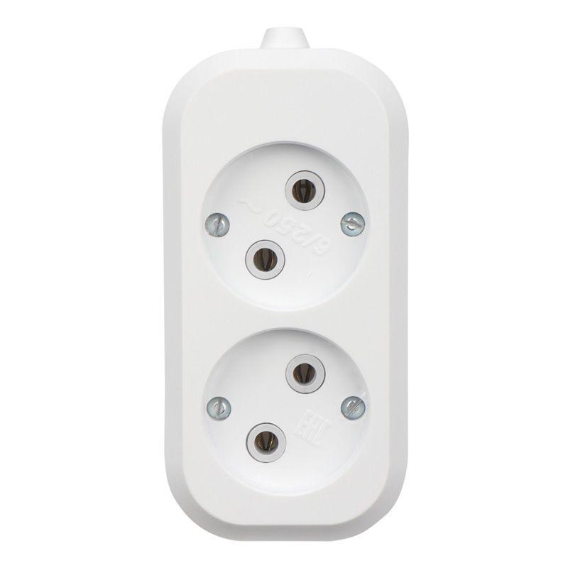  Колодка удлинителя 2-м без заземл. Rexant 11-8701 фото в каталоге от BTSprom.by