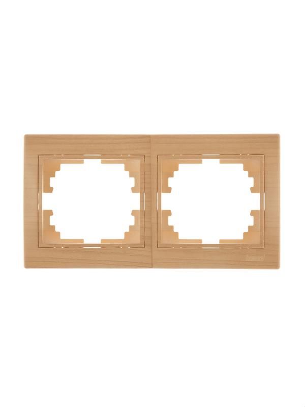 рамка 2-м mira вертикал. ясень lezard 701-4700-147 от BTSprom.by
