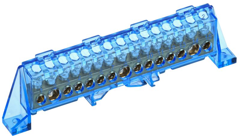 шина нулевая n в комб. изол. "стойка" 8х12-15-с tekfor iek tf-nn20-15-dp-k07 от BTSprom.by