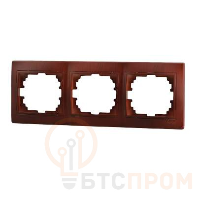 Рамка 3-м Mira горизонт. вишня LEZARD 701-0601-148 фото в каталоге от BTSprom.by  Рамка 3-м Mira горизонт. вишня LEZARD 701-0601-148 фото в каталоге от BTSprom.by