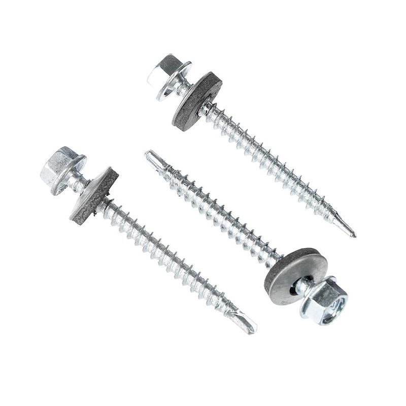 саморез кровельный 4.8х50 с буром оцинк. (коробка) (уп.5кг) tech-krep/zitar 144783 от BTSprom.by