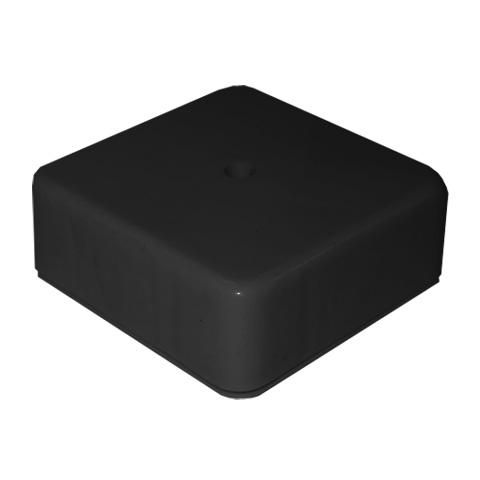 коробка распределительная оп 78х78х30мм ip41 6 выходов крышка с винтовым креплением материал - полипропилен черн. epplast 170211 от BTSprom.by