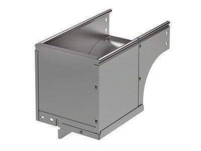 Угол для лотка вертикальный внешний правый 90град. 100х100 CDSD 90 в компл. с крепежн. элемент. цинк-ламель DKC 37012KZL от BTSprom.by