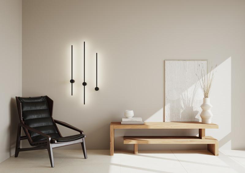  Бра 5Вт 3000К IP20 600мм алюм. черн. DENKIRS 679471 фото в каталоге от BTSprom.by