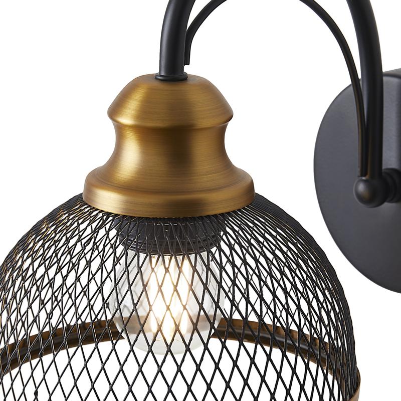  Светильник Caz 1х60Вт E27 IP20 бра настен. Freya FR5527WL-01BBZ фото в каталоге от BTSprom.by