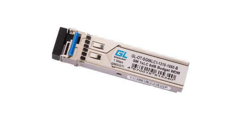 модуль sfp wdm 125гбит/с одно волокно sm lc tx:1310/rx:1550нм 6дб до 3км nikomax gl-ot-sg06lc1-1310-1550-b от BTSprom.by