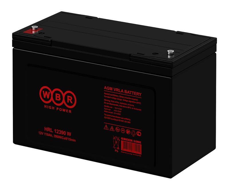аккумулятор 12в 110а.ч wbr hrl12390w wbr от BTSprom.by