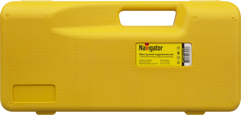  Пресс гидравлический 93 582 NHT-Pg02-A-4-70 АСД 4-70кв.мм NAVIGATOR 93582 фото в каталоге от BTSprom.by