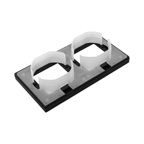  Рамка 2-м Эпика IP44 пластик черн. EKF UP1-FPB-02-44 фото в каталоге от BTSprom.by