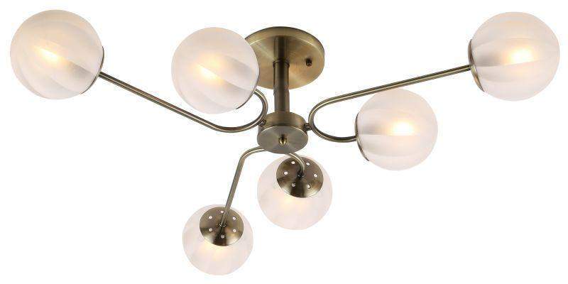 люстра pestilentia 3127-306 6хe27 40вт модерн rivoli б0054859 от BTSprom.by