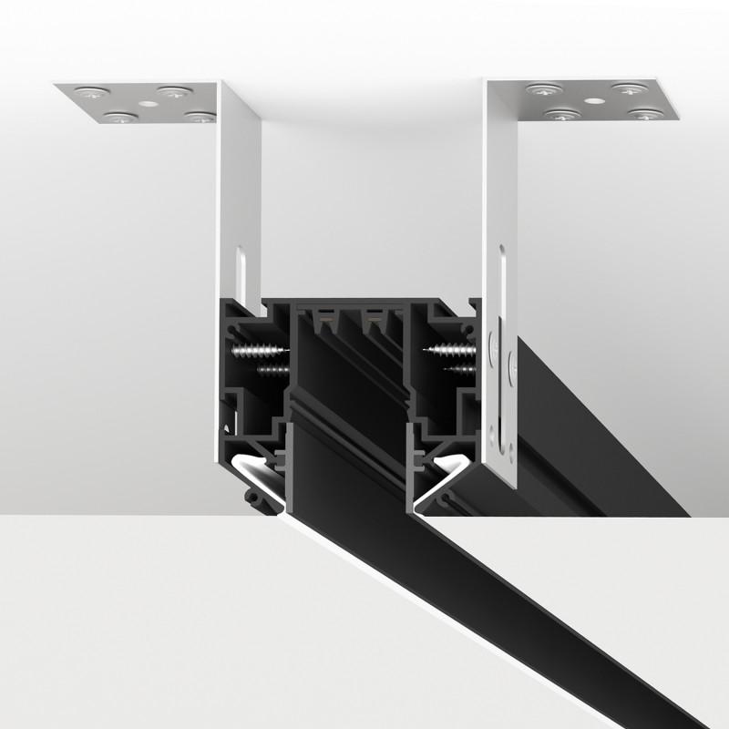  Профиль-трек SMART ONE для натяжных потолков 3м алюм. черн. DENKIRS 737570 фото в каталоге от BTSprom.by