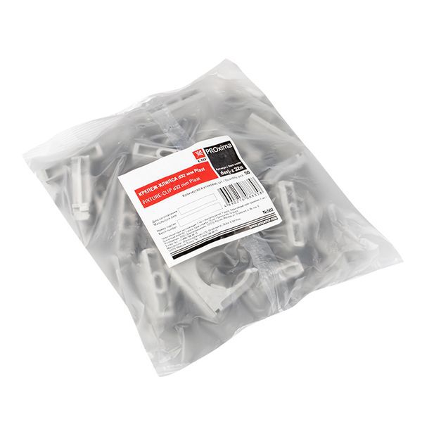  Держатель для труб (клипса) d32мм сер. (уп.50шт) Plast EKF derj-z-32n фото в каталоге от BTSprom.by