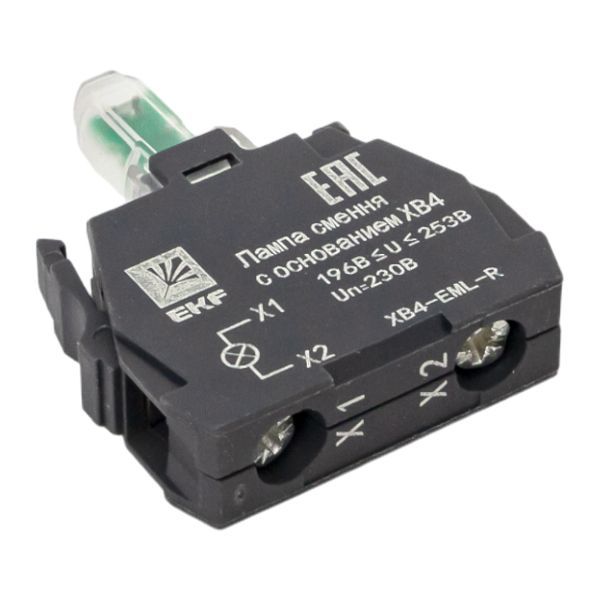  Лампа сменная с основанием XB4 красн. 230В PROxima EKF XB4-EML-R фото в каталоге от BTSprom.by